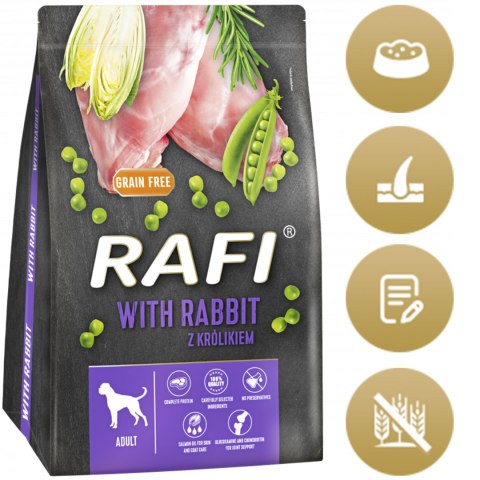 Sucha Karma Dla Psa RAFI Adult z Królikiem 3 kg - 1 szt.