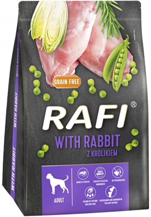 Sucha Karma Dla Psa RAFI Adult z Królikiem 3 kg - 2 szt.