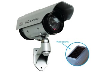 Atrapa kamery SOL1200 Solarna migająca dioda naklejka gratis