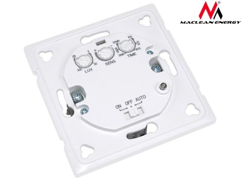 Czujnik ruchu Maclean, mikrofalowy do puszki, zasięg 5m-15m, 1200W, MCE132