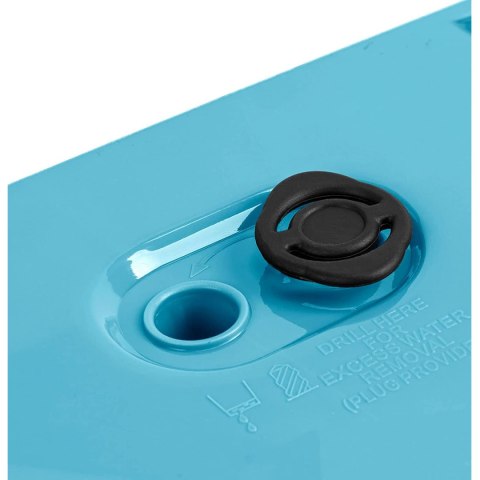 Doniczka FURU SQUARE LOW DFS240 - niebieski skandynawski