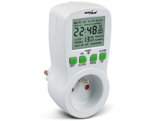 Włącznik czasowy - timer cyfrowy GreenBlue, 16 programów, max 240 programów, GB107