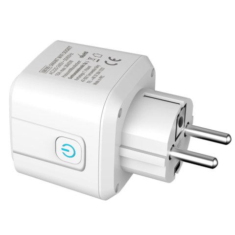 Zdalnie sterowane gniazdko WiFi GreenBlue, sterowanie Android/iOS/Alexa/Google Home, timer, max 3840W, GB705