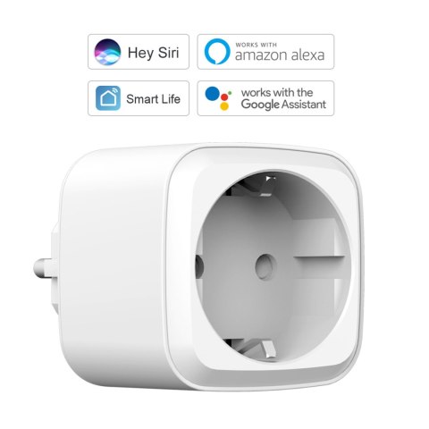 Zdalnie sterowane gniazdko WiFi GreenBlue, sterowanie Android/iOS/Alexa/Google Home, timer, max 3840W, GB705