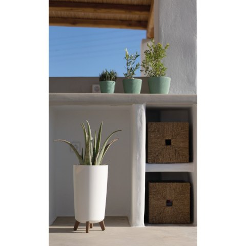 Doniczka Gracia Tubus Slim, biała, DGTL200
doniczka może stać na nóżkach lub bezpośrednio na ziemi