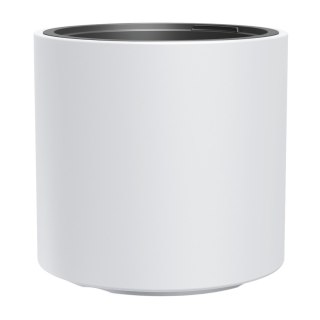 Doniczka mrozoodporna HEOS, Biała, Z wkładem, Pojemność 10 L, Matowa, DBHER300