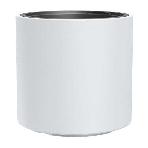 Doniczka mrozoodporna HEOS, Biała, Z wkładem, Pojemność 10 L, Matowa, DBHER300