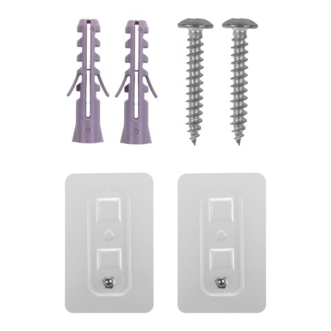 Półka ścienna pod dekoder Maclean, pojedyncza, max. 5kg, stalowa, MC-122