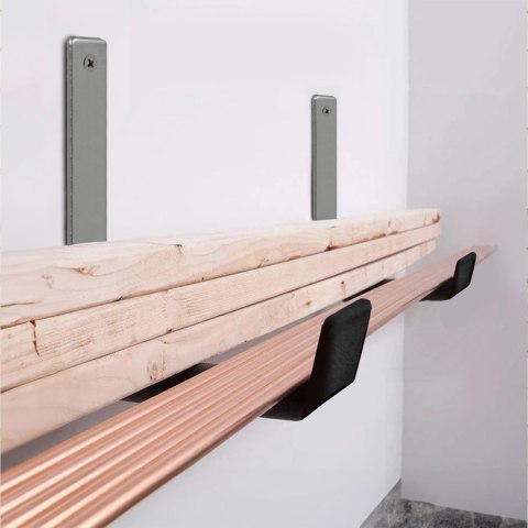 Uchwyt ścienny Maclean, na opony, koła, drabinę, rower, stalowy, max. obciążenie 5kg, MC-483