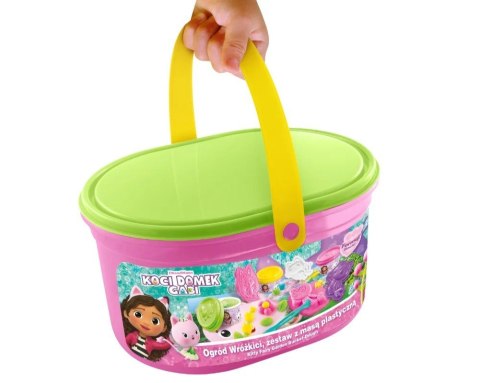 Zestaw z masą plastyczną koci domek gabi - ogród wróżkici