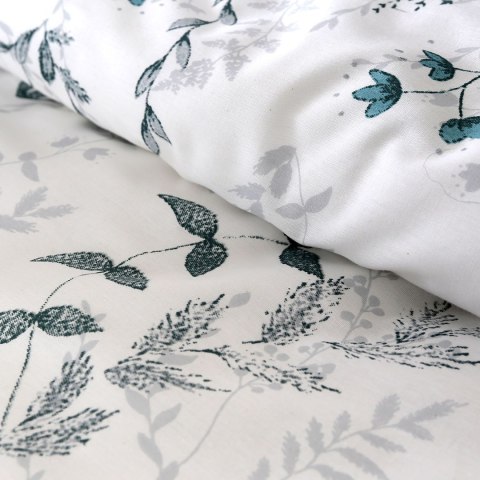 Pościel bawełniana AQUA MAVI/160x200 COTTONLOVE EXCLUSIVE