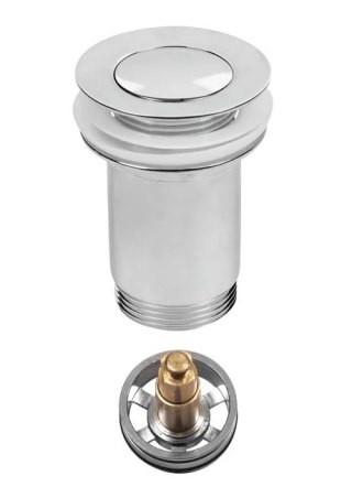 KOREK UMYWALKOWY KLIK KLAK Z GRZYBKIEM MAŁYM BEZ PRZELEWU