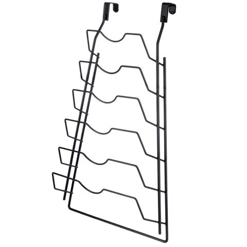 Wieszak na Pokrywki Metalowy Czarny ORION na 6 Pokrywek RADKA