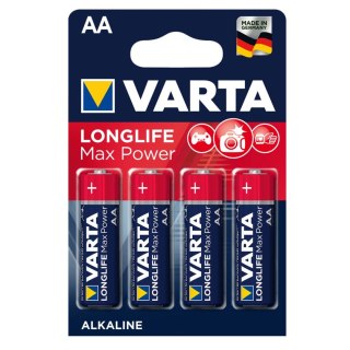 4x baterie alkaliczne R-06 AA Longlife Max Power Varta