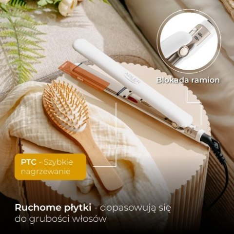 AD 2317 white champagne Prostownica ceramiczna