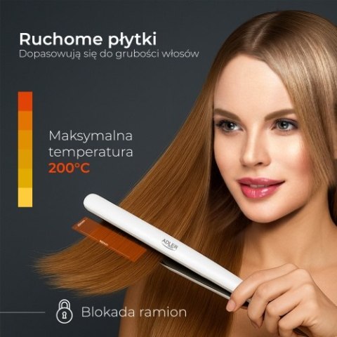 AD 2317 white champagne Prostownica ceramiczna