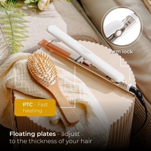 AD 2317 white champagne Prostownica ceramiczna