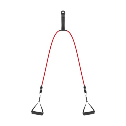 Zestaw gum oporowych do ćwiczeń - Power Tube Set , 5-80 kg, 5 gumy, REBEL ACTIVE