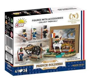 Klocki francuscy żołnierze 41 elementów