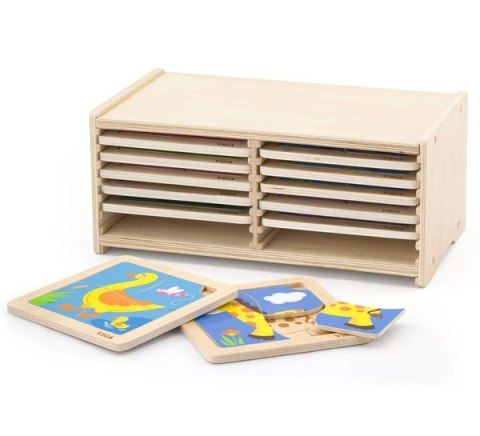 VIGA Puzzle Drewniane 12 szt