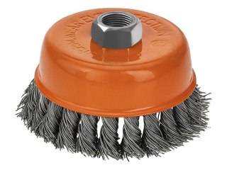 67-107# Szczotka druciana pleciona 4" m14