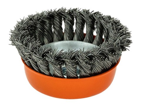 67-107# Szczotka druciana pleciona 4" m14