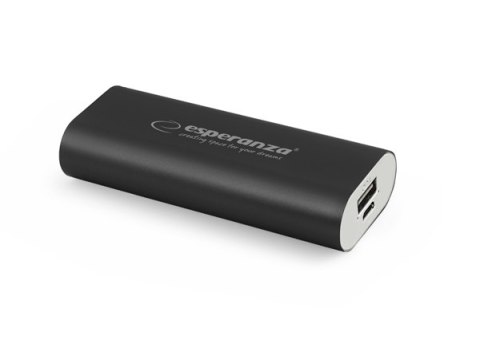 EMP105K Esperanza power bank 4400mah hadron czarny