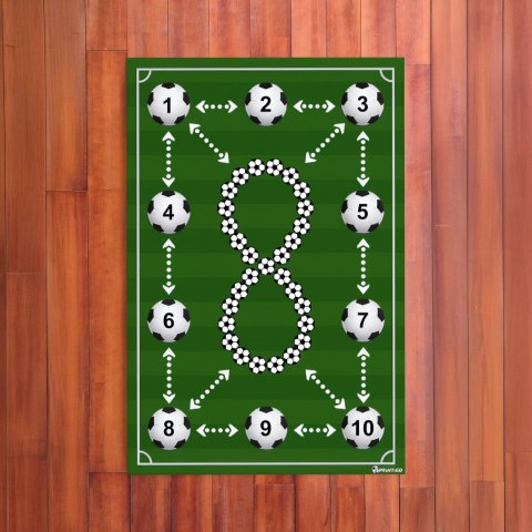 Mata treningowa piłkarska Sprintigo ProMat XXL 180x120 - duża, jak dywan