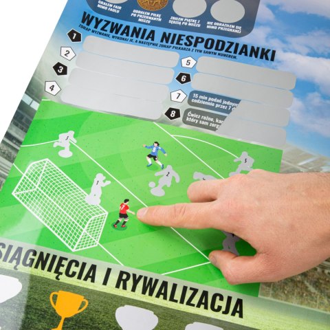 Mata treningowa piłkarska Sprintigo ProMat XXL 180x120 i Zdrapka Piłkarza