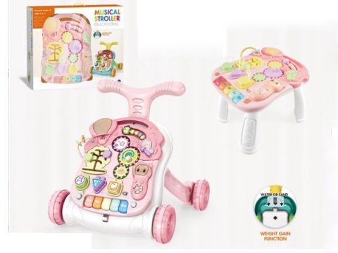 ND21_107729 Chodzik pchacz 5w1 różowy