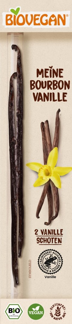 WANILIA BOURBON LASKA BEZGLUTENOWA BIO (2 szt.) - BIOVEGAN
