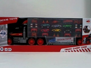 Dickie City 2w1 truck+walizka+autka+akces 374-9023