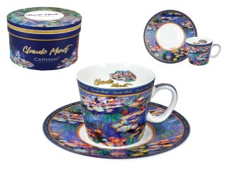Filiżanka espresso - C. Monet, Lilie wodne (CARMANI)