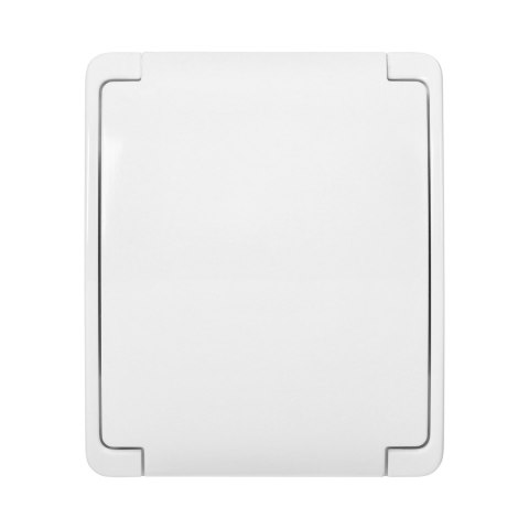 Gniazdo pojedyncze 2P+Z Schuko AQUATIC, IP44, białe