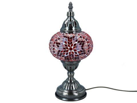 Lampa stołowa - klosz pojedynczy, wielokolorowy