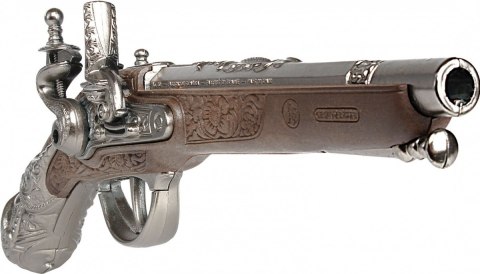 Pistolet pirata metalowy gonher