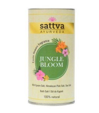 SÓL DO KĄPIELI JUNGLE BLOOM 300 g - SATTVA (AYURVEDA)