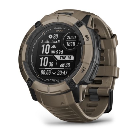 Zegarek sportowy Garmin Instinct 2X Solar Tactical Edition 50mm Zielony
