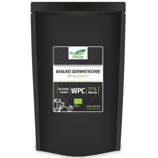 BIAŁKO SERWATKOWE NATURALNE (WPC 77) BIO 500 g - BIO PLANET