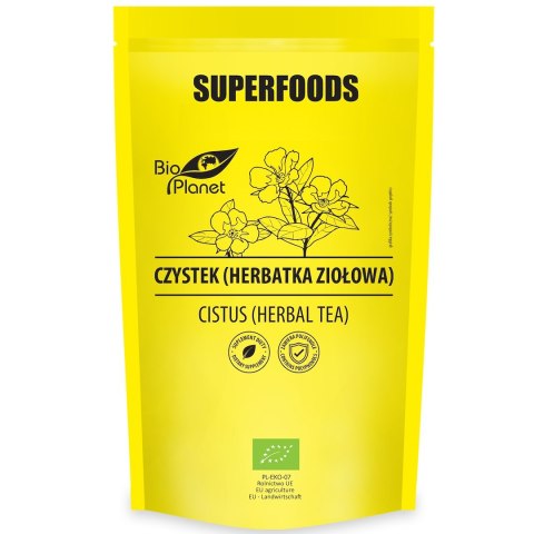CZYSTEK (HERBATKA ZIOŁOWA) BIO 70 g - BIO PLANET SUPERFOODS