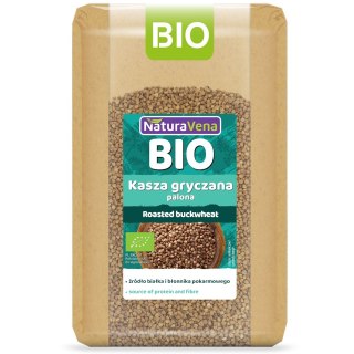 KASZA GRYCZANA PALONA BIO 1 kg - NATURAVENA