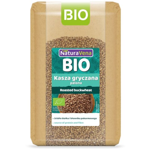 KASZA GRYCZANA PALONA BIO 1 kg - NATURAVENA