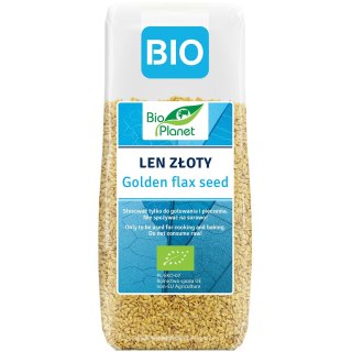 LEN ZŁOTY (SIEMIĘ LNIANE) BIO 200 g - BIO PLANET