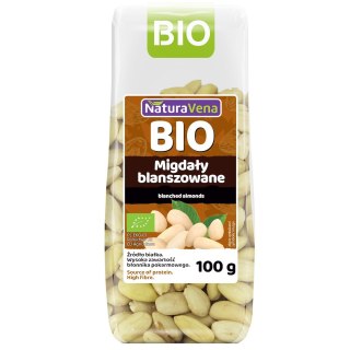 MIGDAŁY BLANSZOWANE BIO 100 g - NATURAVENA