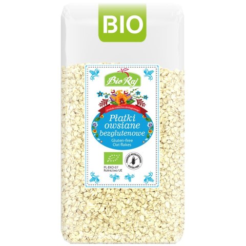 PŁATKI OWSIANE BEZGLUTENOWE BIO (POLSKA) 350 g - BIO RAJ