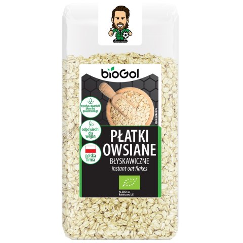 PŁATKI OWSIANE BŁYSKAWICZNE BIO 300 g - BIOGOL