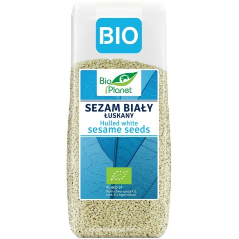 SEZAM BIAŁY ŁUSKANY BIO 200 g - BIO PLANET