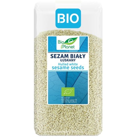 SEZAM BIAŁY ŁUSKANY BIO 400 g - BIO PLANET