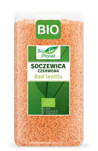 SOCZEWICA CZERWONA BIO 500 g - BIO PLANET