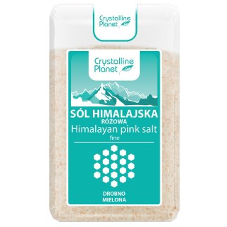 SÓL HIMALAJSKA RÓŻOWA DROBNO MIELONA 600 g - CRYSTALLINE PLANET